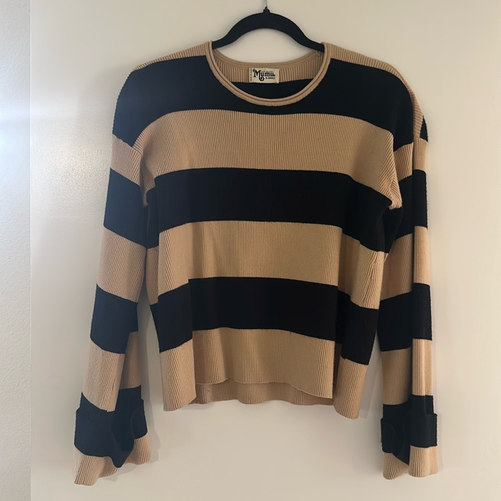 Mumu Striped Sweater Size XS